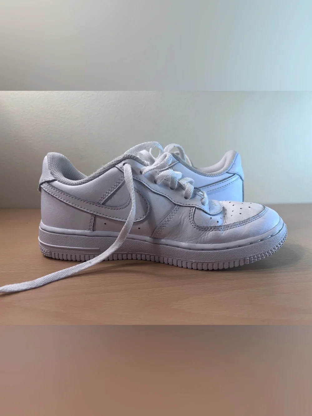 Nike Air Force 1 Low White Youth Shoes Size 2Y - 314193-117
